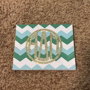 Adpi painted glitter canvas